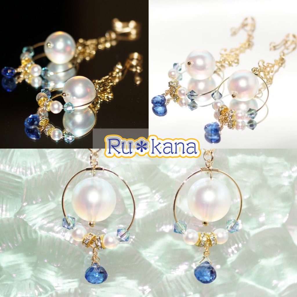 rukana マスクイヤリング パール